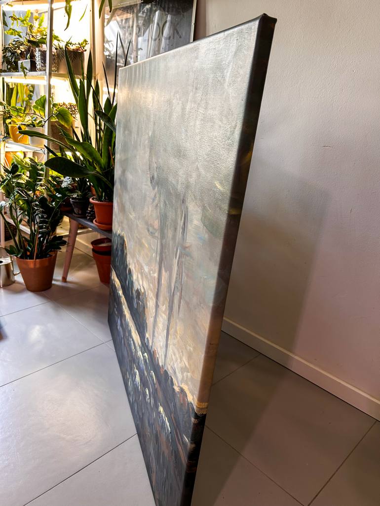 Original Expressionism Landscape Painting by Varvara Kurakina