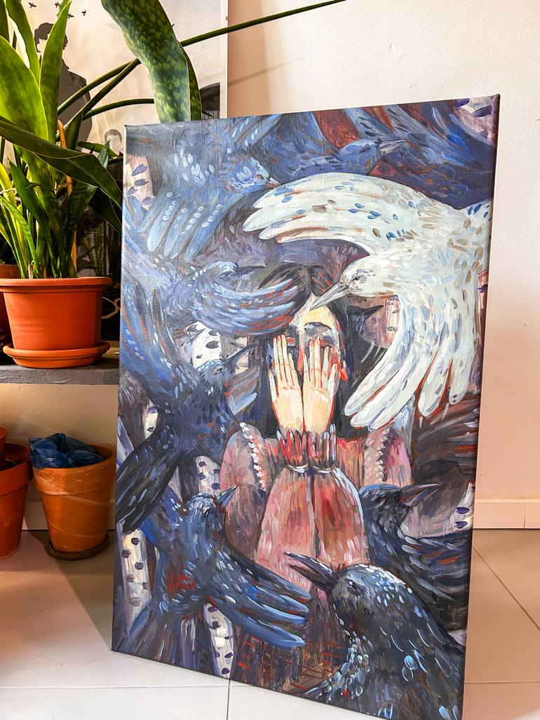 Original Contemporary Women Painting by Varvara Kurakina