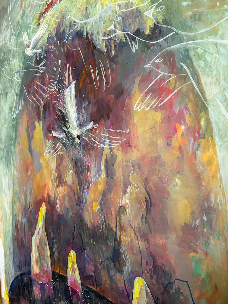 Original Contemporary Landscape Painting by Varvara Kurakina