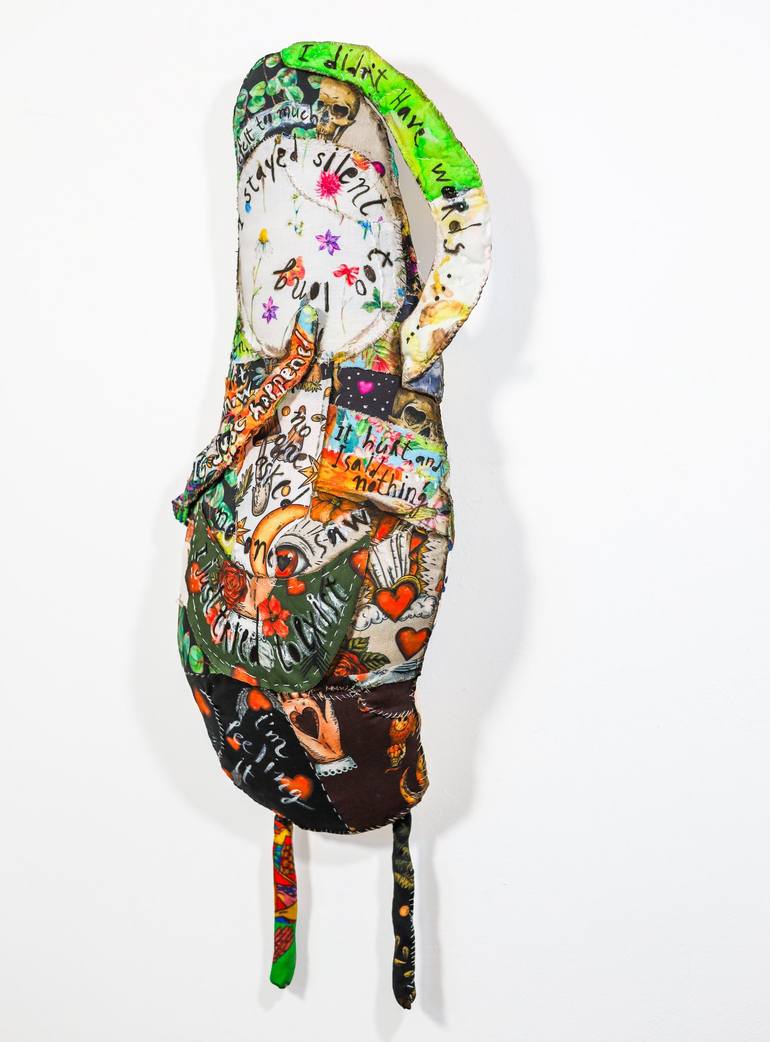 Original Men Sculpture by Varvara Kurakina | Contemporary Art on Textile | Back Then, I Didn't Know