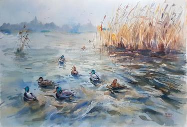 Original Fine Art Water Paintings by Varvara Kurakina