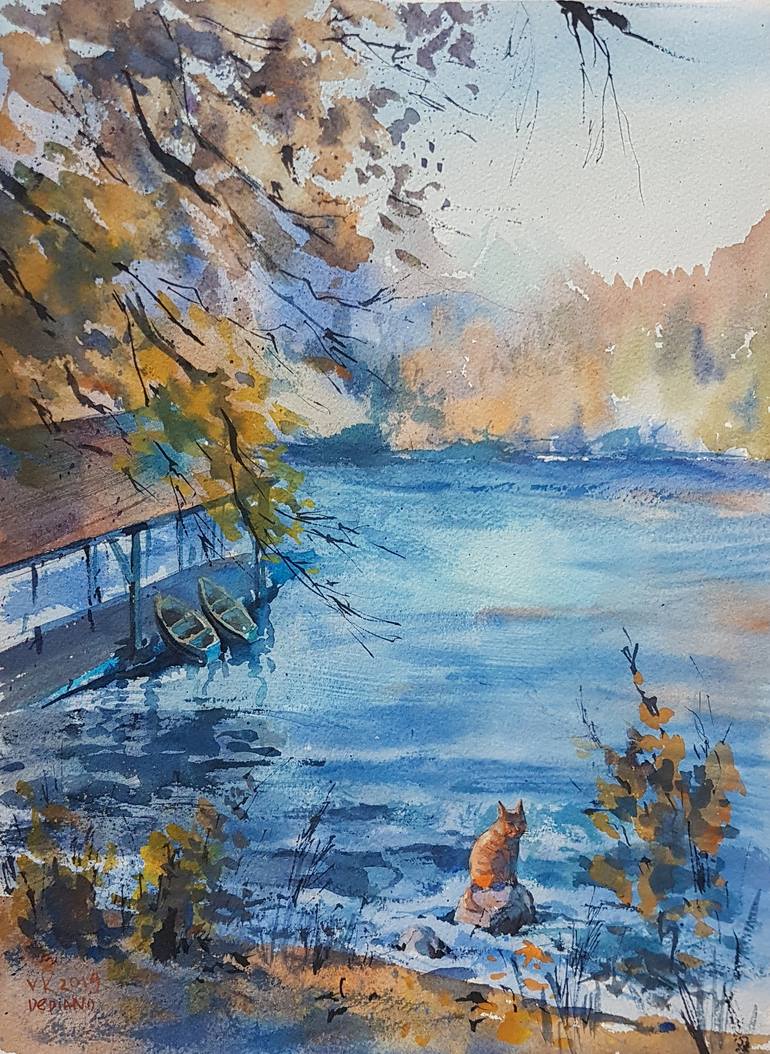 Print of Fine Art Landscape Paintings by Varvara Kurakina