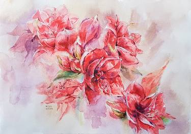 Original Floral Paintings by Varvara Kurakina