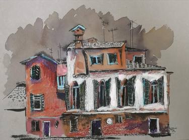 Original Architecture Drawings by Varvara Kurakina