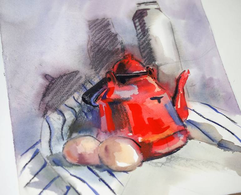 Original Still Life Painting by Varvara Kurakina