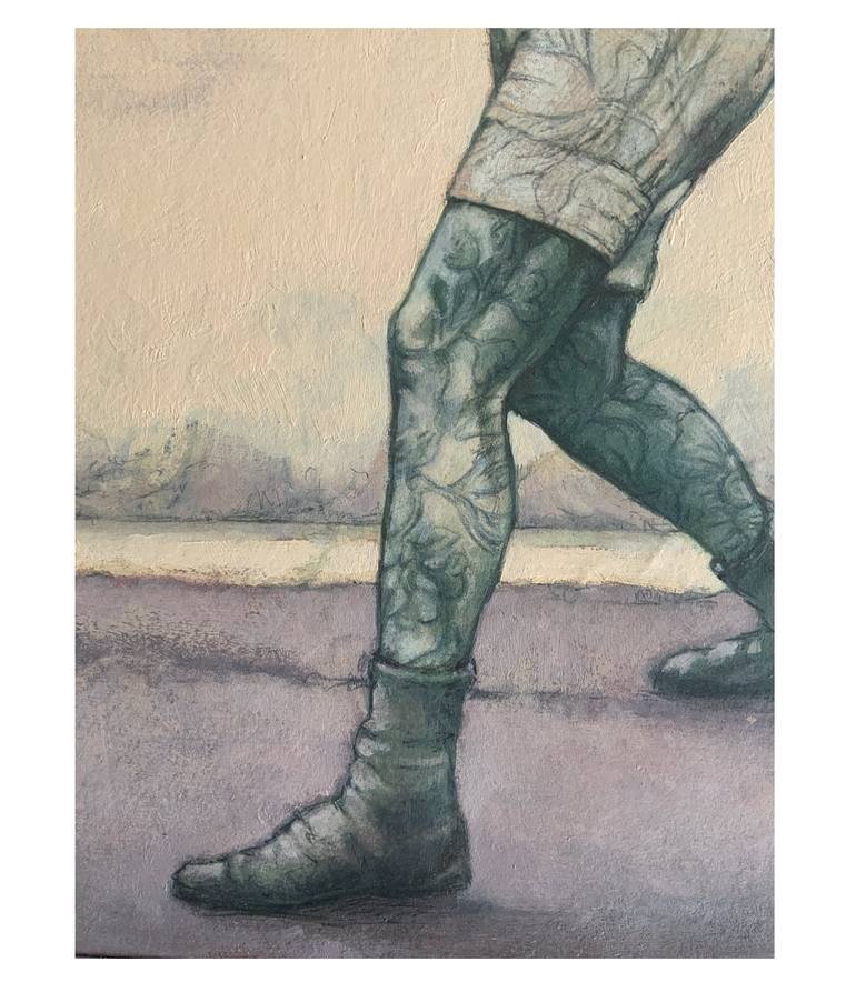 Original Figurative Men Painting by Paul Ayers