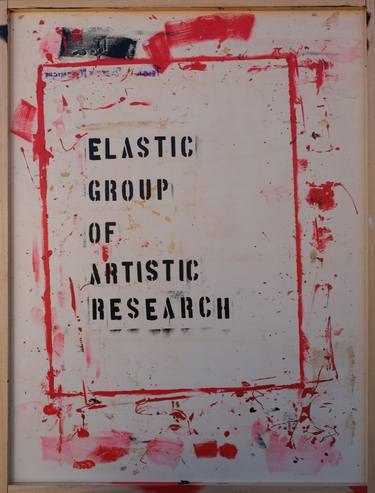 Original Conceptual Abstract Installation by Elastic Group of Artistic Research