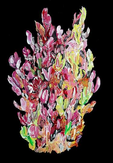 Original Abstract Expressionism Floral Paintings by patrick Joosten