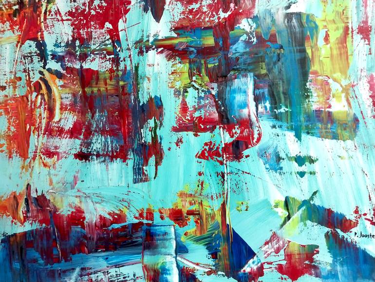 Original Abstract Expressionism Abstract Painting by Patrick Joosten