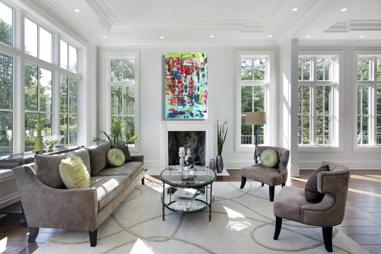 Original Abstract Expressionism Abstract Painting by Patrick Joosten