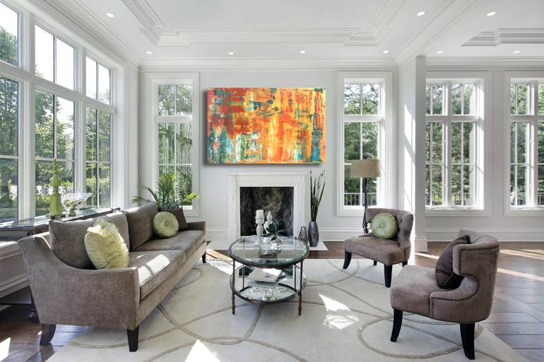Original Abstract Expressionism Abstract Painting by Patrick Joosten
