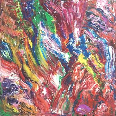 Original Abstract Expressionism Abstract Painting by Patrick Joosten