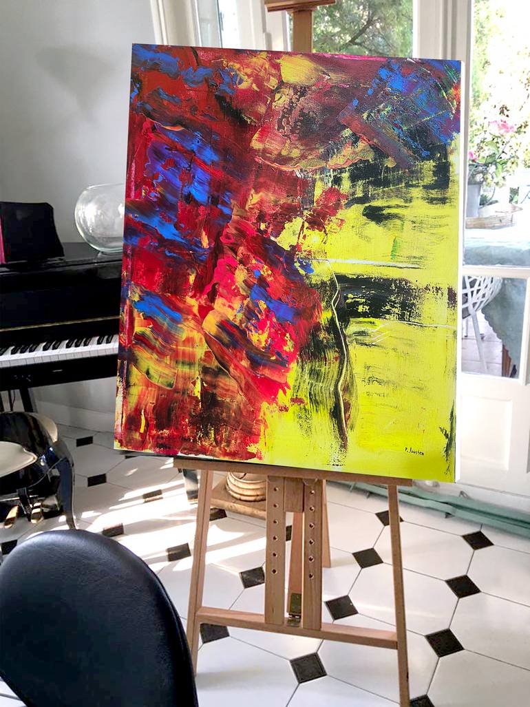 Original Abstract Expressionism Abstract Painting by Patrick Joosten