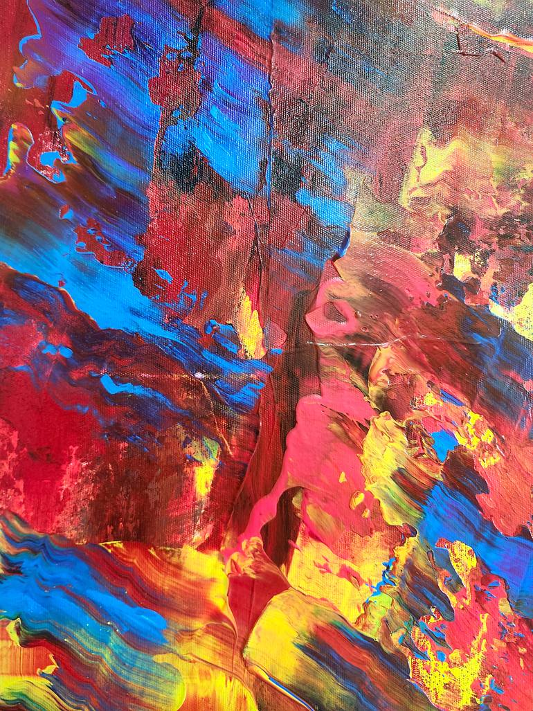 Original Abstract Expressionism Abstract Painting by Patrick Joosten