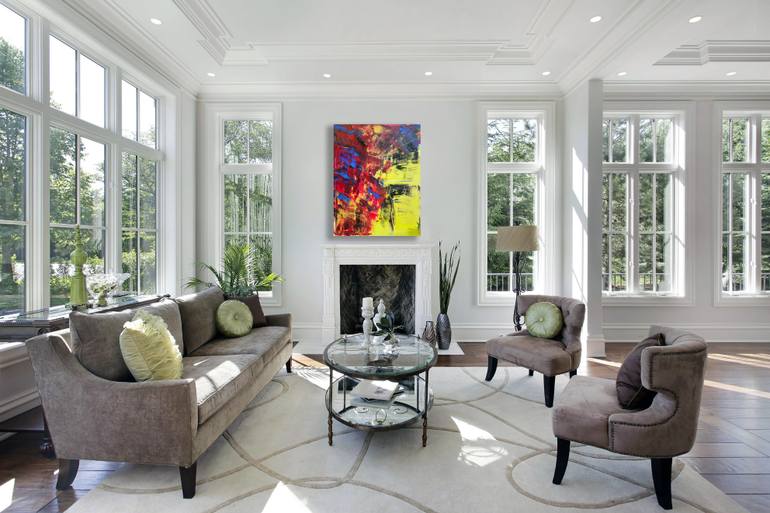 Original Abstract Expressionism Abstract Painting by Patrick Joosten
