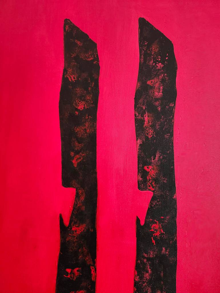 Original Abstract Expressionism Abstract Painting by Patrick Joosten