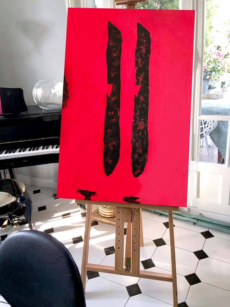Original Abstract Expressionism Abstract Painting by Patrick Joosten