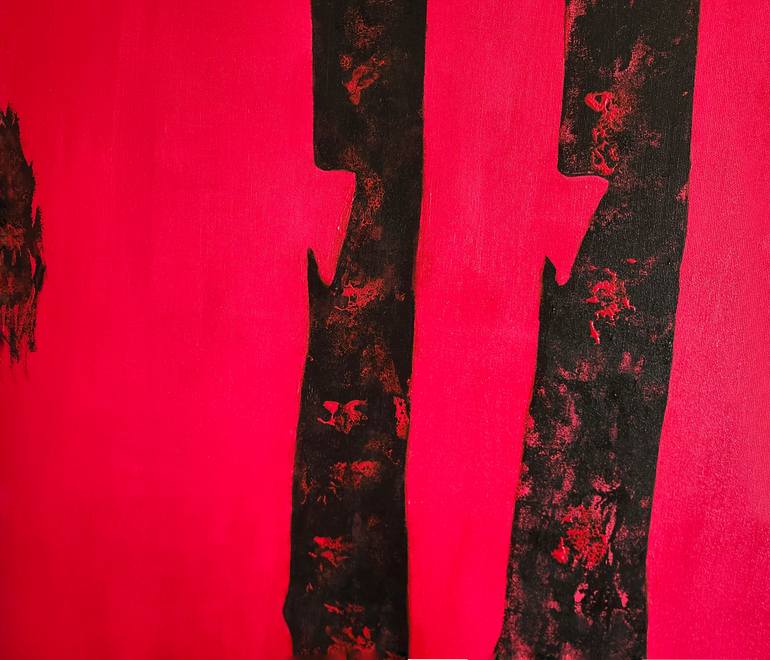 Original Abstract Expressionism Abstract Painting by Patrick Joosten
