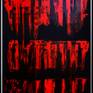 Experimental Red N ° 1 - with Black wooden frame