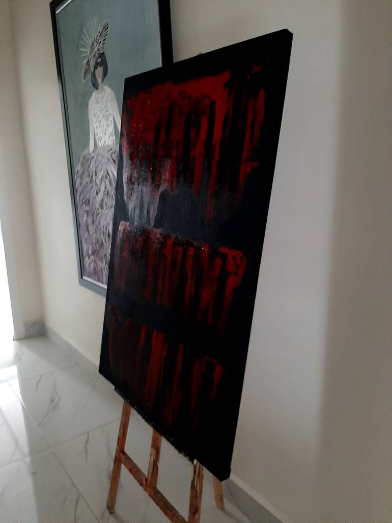 Original Abstract Expressionism Abstract Painting by Patrick Joosten