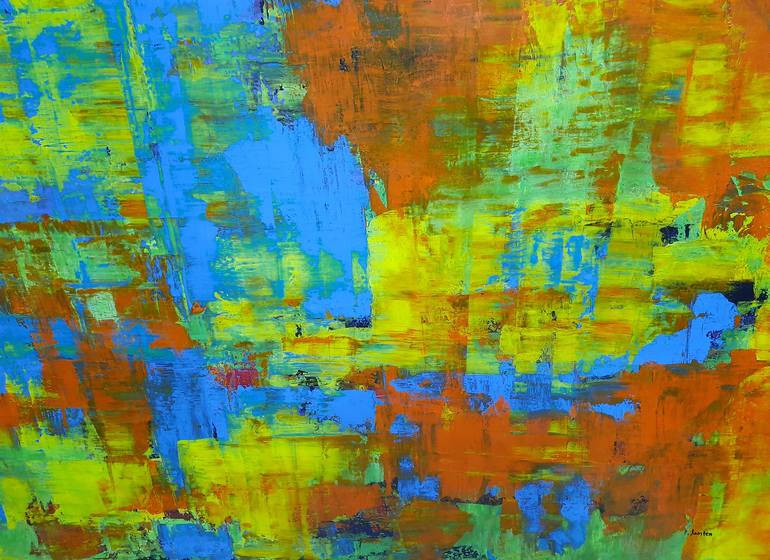 Original Abstract Painting by patrick Joosten