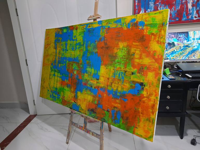 Original Abstract Painting by patrick Joosten