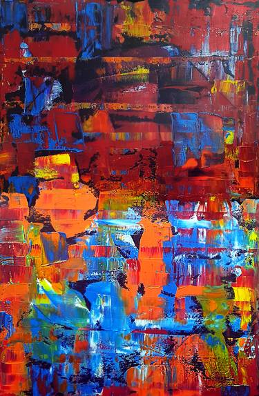 Original Abstract Expressionism Abstract Paintings by patrick Joosten