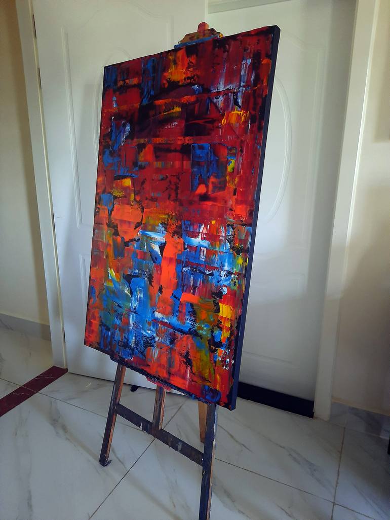 Original Abstract Painting by patrick Joosten