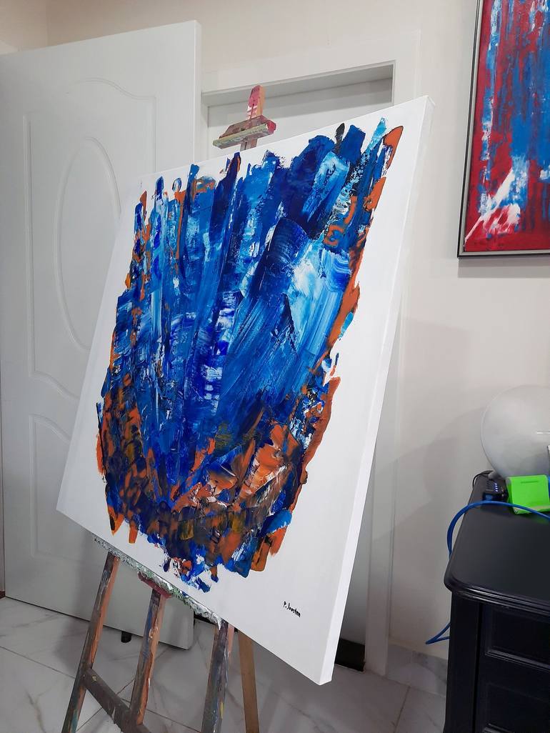 Original Abstract Painting by patrick Joosten