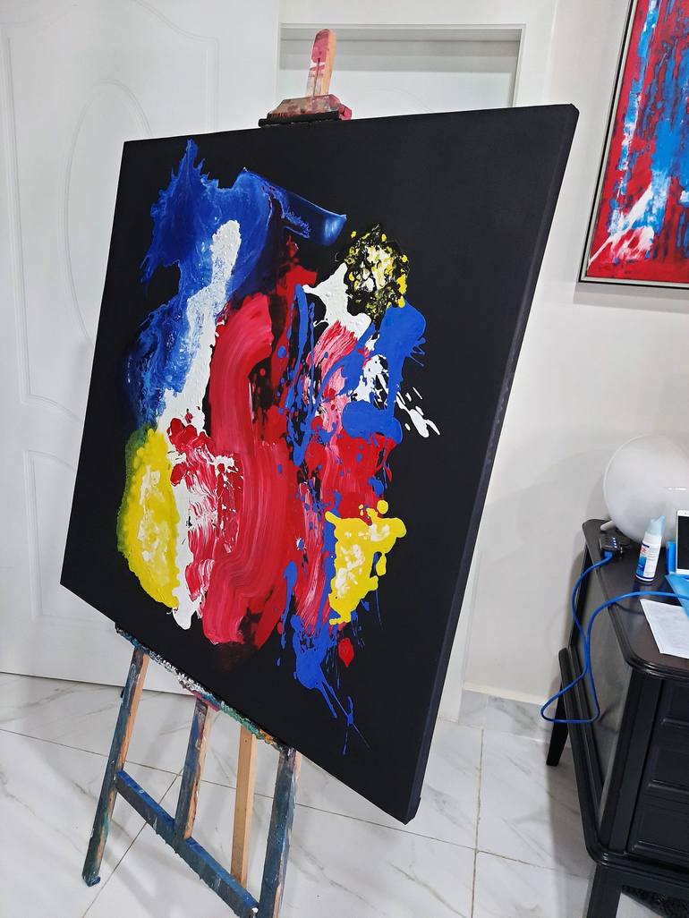 Original Abstract Painting by patrick Joosten