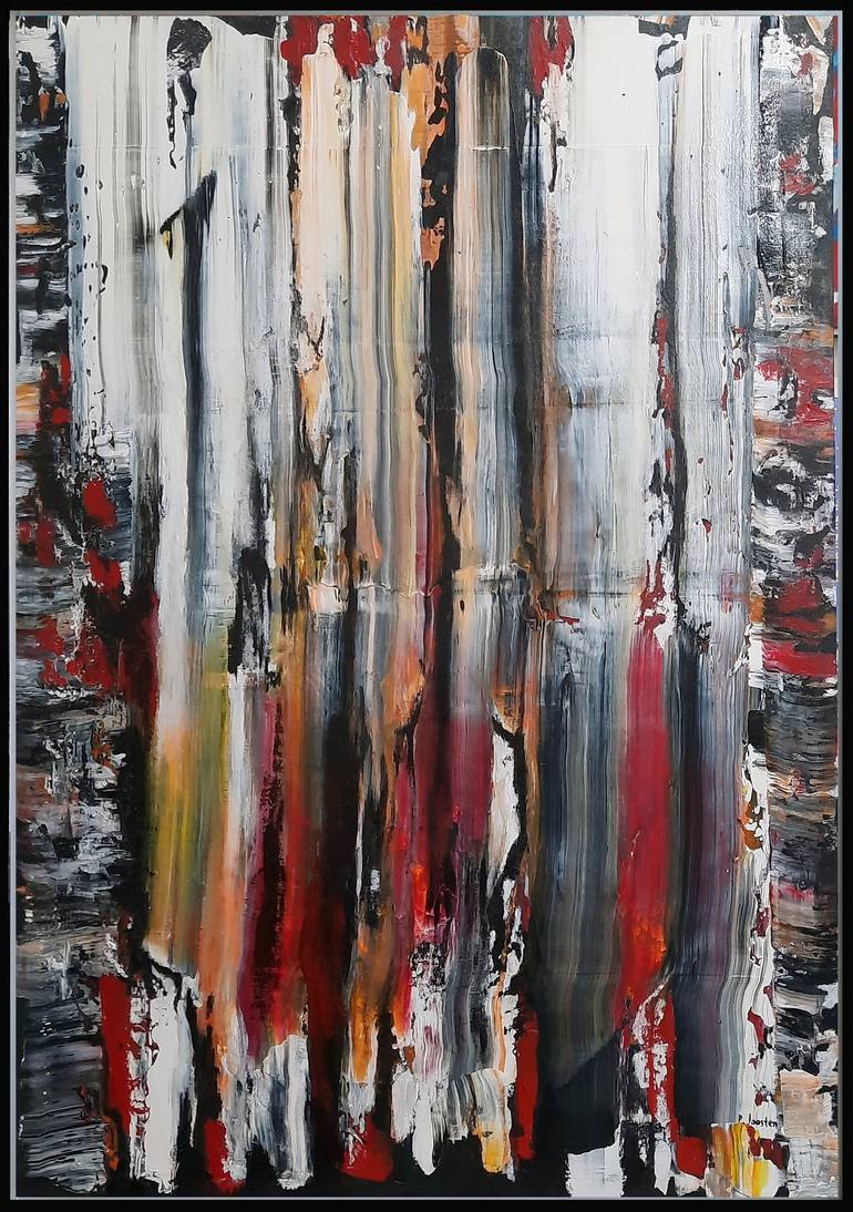 Original Abstract Expressionism Abstract Painting by patrick Joosten