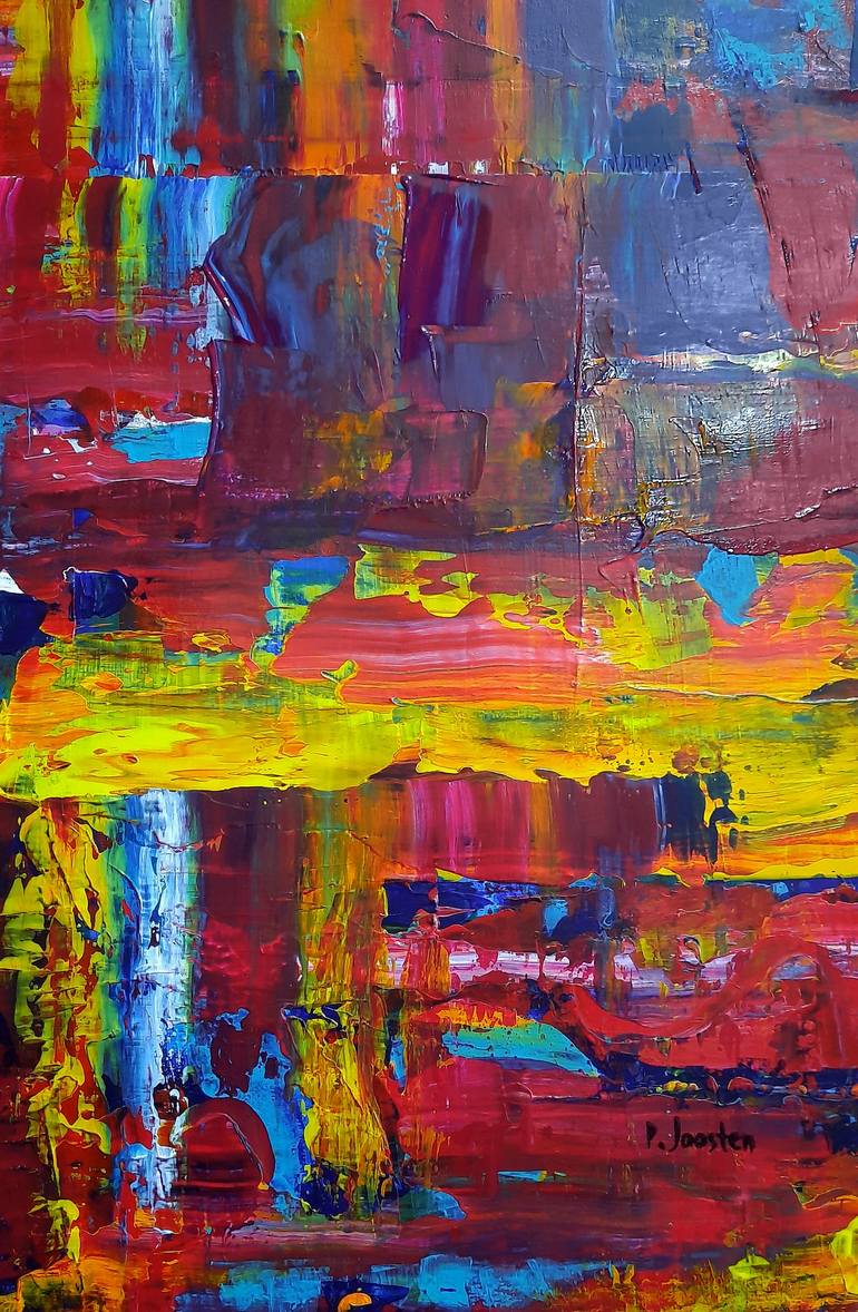 Original Abstract Painting by patrick Joosten