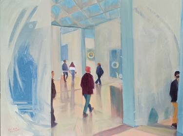 Original Contemporary People Mixed Media by Frederick Hurd