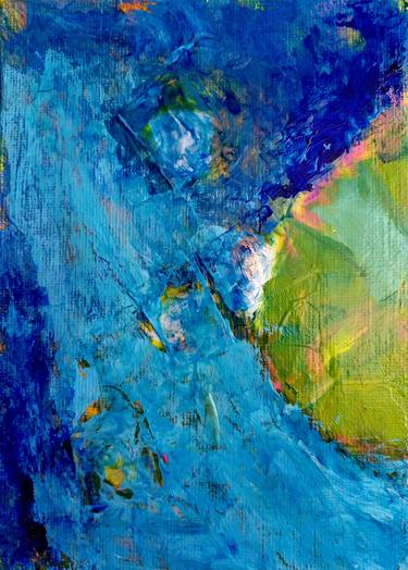 Original Abstract Garden Paintings by Frederick Hurd