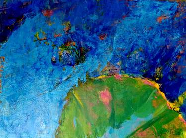 Original Abstract Garden Paintings by Frederick Hurd