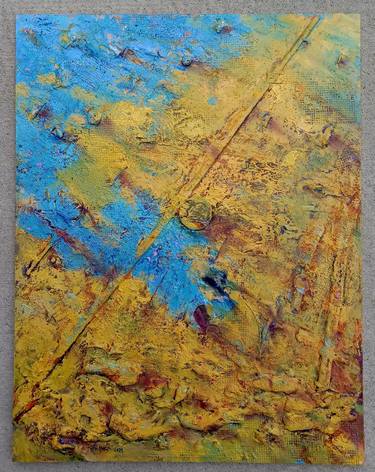 Print of Abstract Expressionism Water Mixed Media by Frederick Hurd