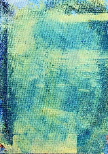 Original Abstract Expressionism Fantasy Mixed Media by Frederick Hurd