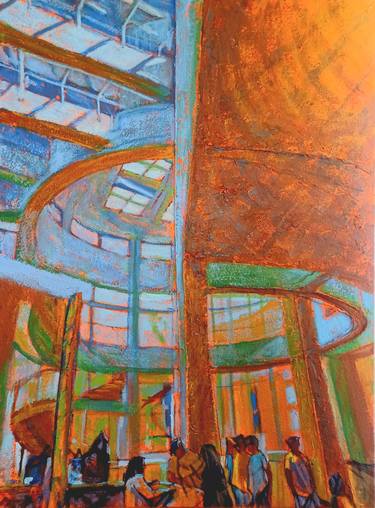 Original Contemporary Architecture Paintings by Frederick Hurd