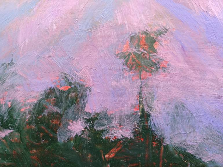 Original Impressionism Landscape Painting by Frederick Hurd