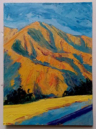 Original Impressionism Landscape Painting by Frederick Hurd