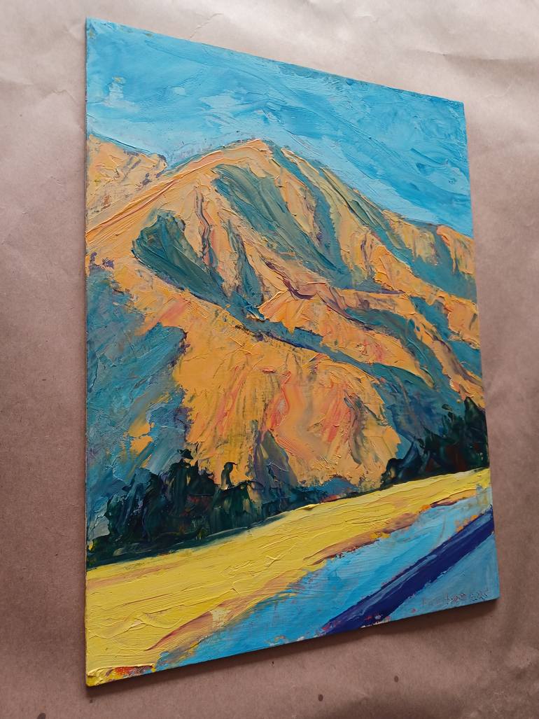 Original Impressionism Landscape Painting by Frederick Hurd