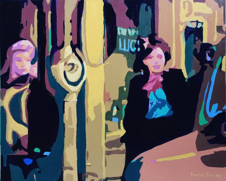 Original Contemporary People Painting by Frederick Hurd