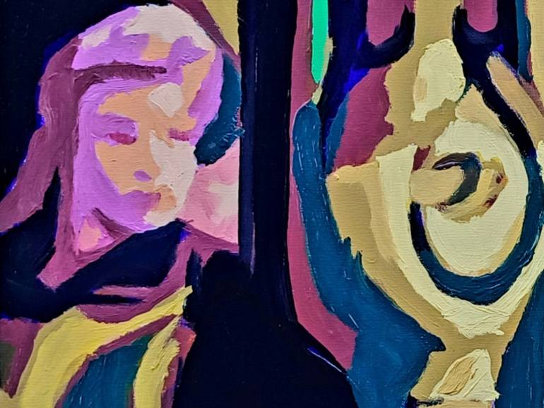 Original Contemporary People Painting by Frederick Hurd