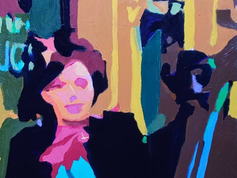 Original Contemporary People Painting by Frederick Hurd