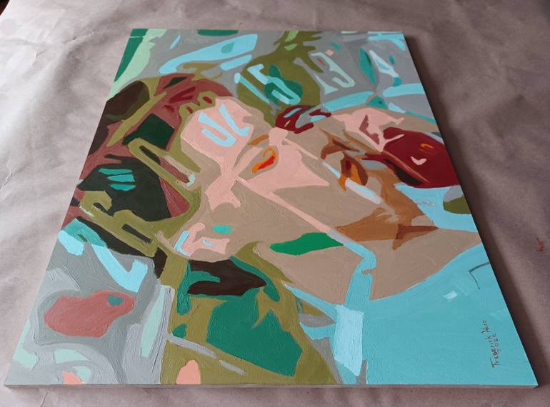 Original Pop Art Science/Technology Painting by Frederick Hurd
