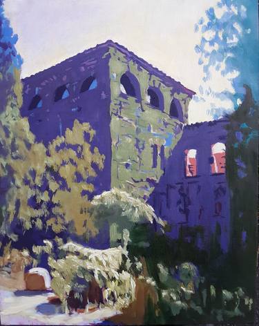 Print of Impressionism Architecture Paintings by Frederick Hurd