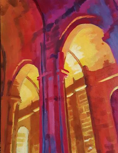 Original Conceptual Architecture Paintings by Frederick Hurd