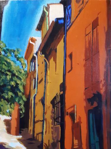 Original Architecture Paintings by Frederick Hurd