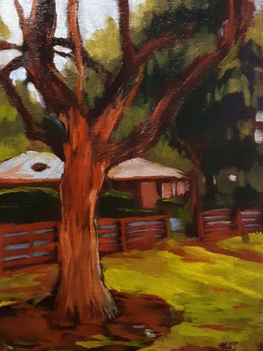 Original Documentary Landscape Paintings by Frederick Hurd