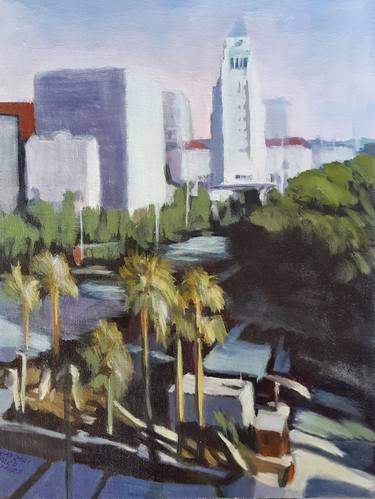 Print of Documentary Cities Paintings by Frederick Hurd